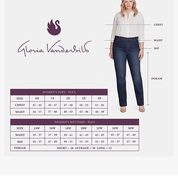 Gloria Vanderbilt Women's Amanda Classic High Rise Tapered Jean - Picture 4 of 4